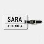 sara  Luggage Tags