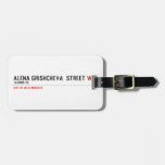 ALENA GRISHCHEVA  STREET  Luggage Tags