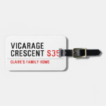 vicarage crescent  Luggage Tags