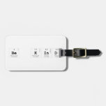 Be Kind  Luggage Tags