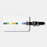 capas tectónicas  Luggage Tags