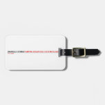 SHAHRIZAL B OTHMAN  Luggage Tags