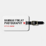 Hannah Finlay Photography  Luggage Tags