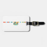 XII FERIA DE CIENCIAS Y TECNOLOGÍA
 DESCUBRE 
 EXPLORA
 INVESTIGA  Luggage Tags