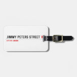 JIMMY PETERS Street  Luggage Tags