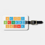 happy
 birthday
 Chiara  Luggage Tags