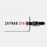 Zaynab  Luggage Tags