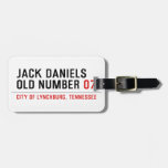 Jack Daniels Old Number  Luggage Tags