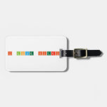 I Love Fitria  Luggage Tags