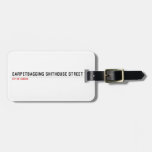 Carpetbagging Shithouse street  Luggage Tags