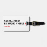 Sandra Cross Richmond Avenue  Luggage Tags