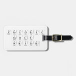 Periodic
 Table
 Writer  Luggage Tags