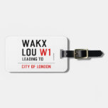 WAKX LOU  Luggage Tags