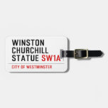 WINSTON CHURCHILL STATUE  Luggage Tags