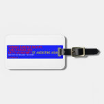 tyrique sanchez gilbert,  abdi khadar and  layth alhakim!!!  Luggage Tags