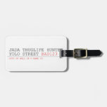Jada thuglife Hunter yolo street  Luggage Tags