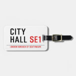 CITY HALL  Luggage Tags