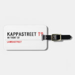 Kappastreet  Luggage Tags