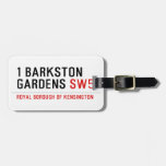 1 barkston gardens  Luggage Tags