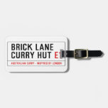 Brick Lane  Curry Hut  Luggage Tags