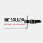 Hot Rod Blvd.  Luggage Tags