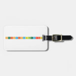 PeriodicTableWriter  Luggage Tags