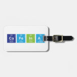 Cafeina  Luggage Tags