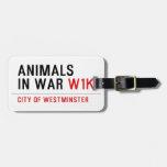 animals in war  Luggage Tags