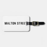 Malton Street  Luggage Tags