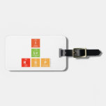 I
 Lv
 Rsp  Luggage Tags