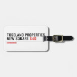 Toseland Properties New Square  Luggage Tags