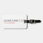 Lucky Lane 7  Luggage Tags