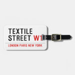 Textile Street  Luggage Tags