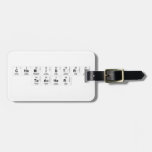 Chemistry
 teacher   Luggage Tags