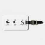 Nerdy  Luggage Tags