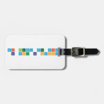 Mi lema de vida
 Be you Be happy  Luggage Tags