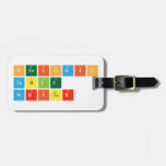 Periodic
 Table
 Writer  Luggage Tags