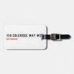 158 Coleridge Way  Luggage Tags