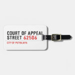 COURT OF APPEAL STREET  Luggage Tags
