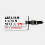 abraham lincoln statue  Luggage Tags