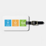 yoga  Luggage Tags