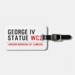 george iv statue  Luggage Tags