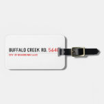 buffalo creek rd.  Luggage Tags