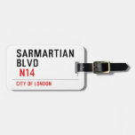 sarmartian blvd   Luggage Tags