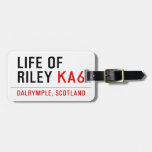 life of  riley  Luggage Tags