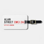 Alan  Street  Luggage Tags