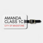 AMANDA class 1C  Luggage Tags