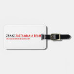 ZAKAZ  Luggage Tags