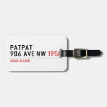 Patpat 906 ave nw  Luggage Tags
