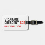Vicarage Crescent  Luggage Tags